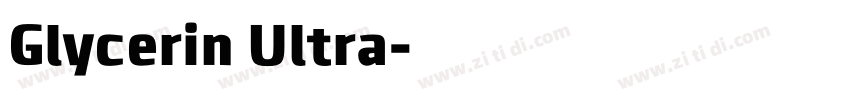 Glycerin Ultra字体转换